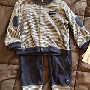 Baby, Calvin Klein, 6/9 month, two piece set